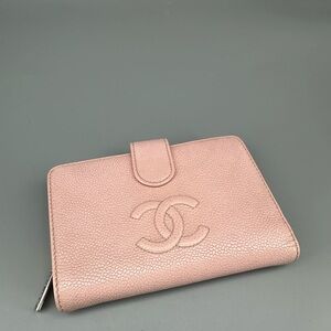 Chanel Pink Leather Wallet